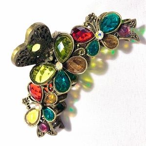 Colored Gems Hair Claw